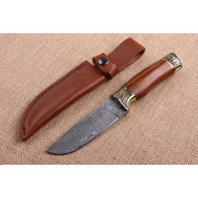 PUMA TEC Hawker imported Damascus steel blade handmade hunting knife UD404604